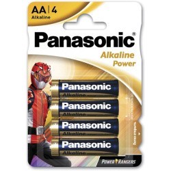 Батарейки Panasonic Power Rangers Alkiline power AA в блистере 4шт LR6REB/4BPRPR- фото
