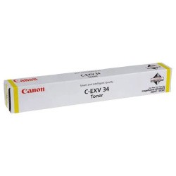 Тонер-картридж C-EXV 34 Yellow (желтый) для лазерного принтера CANON- фото