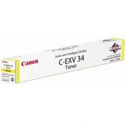 Тонер-картридж C-EXV 34 Yellow (желтый) для лазерного принтера CANON- фото2