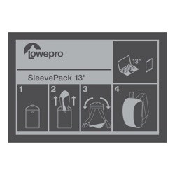 Рюкзак Lowepro SleevePack 13, голубой/серый- фото3