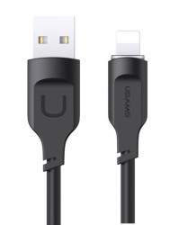 Кабель Usams USB2.0 AM - Lightning / SJ565USB01 (1.2м, черный)