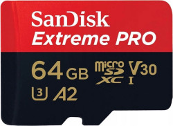 Карта памяти SanDisk Extreme Pro microSDXC UHS I 64GB + SD адаптер (SDSQXCU-064G-GN6MA)- фото4