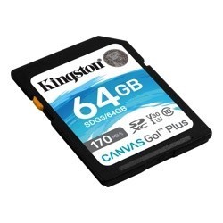 Карта памяти SDXC Kingston 64GB Canvas Go! Plus (SDG3/64GB)- фото2