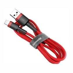 Кабель Baseus CATKLF-B09 Cafule Cable USB to Type-C 3A1m Red- фото2