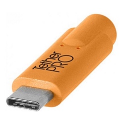 Кабель Tether Tools TetherPro USB-C to USB-C 1m Orange (CUC03-ORG)- фото4