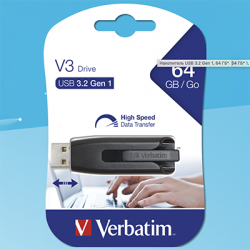 USB Flash накопитель Verbatim USB 3.0 SnG V3 64GB (49174)- фото3