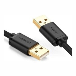 Кабель UGREEN US102-10310 USB-A 2.0 (M) to USB-A 2.0 (M), 1.5m, Black- фото2