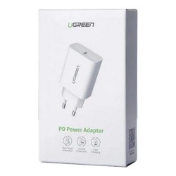Сетевое зарядное устройство UGREEN CD137-60450, 1 USB-C, PD 20W Fast Charge, White- фото4