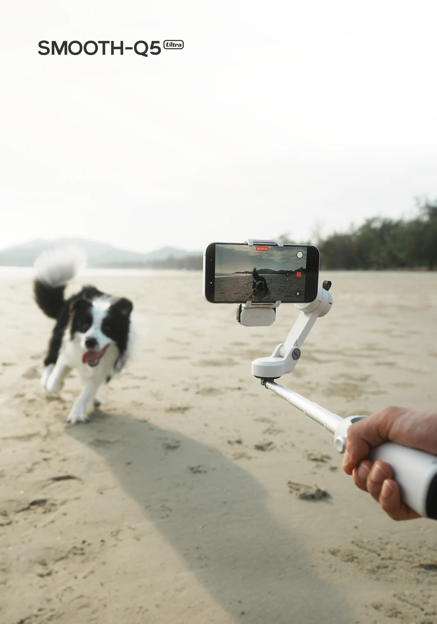 Встроенный монопод стабилизатора Zhiyun Smooth Q5 Ultra