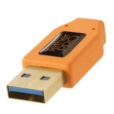 Кабель Tether Tools TetherPro USB 3.0 to Micro-B Right Angle 4.6m Orange (CU61RT15-ORG)- фото3