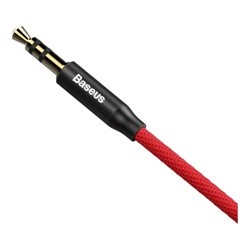 Кабель Baseus CAM30-C91 Yiven Audio Cable M30 AUX 3.5mm (M) to AUX 3.5mm (M) 1.5m Red+Black- фото2