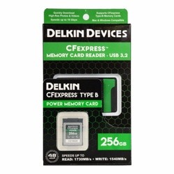 Комплект Delkin Devices CFexpress Reader and Card Bundle 256GB [DCFX1-256-R]- фото
