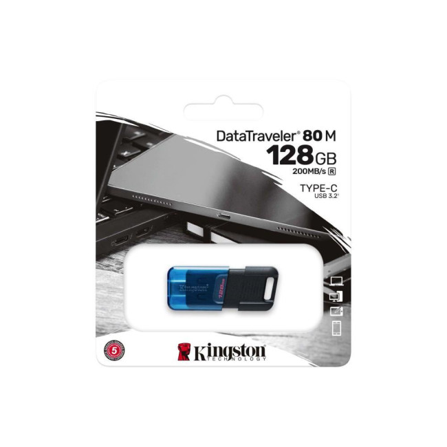 USB Flash Kingston DataTraveler 80 M 128GB DT80M/128GB фото-3