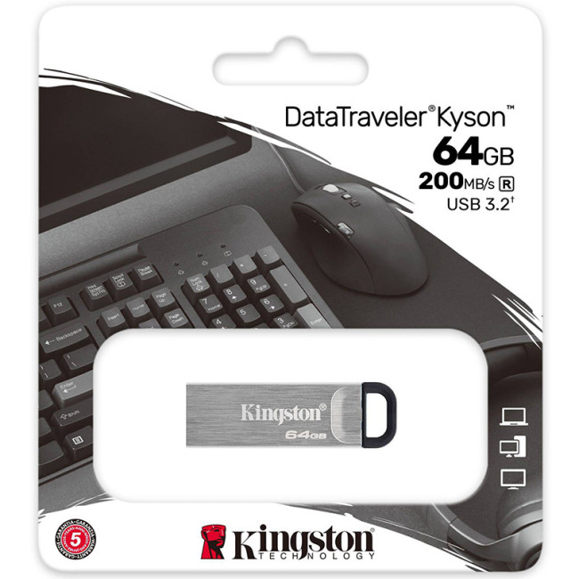 USB Flash Kingston Kyson 64GB DTKN/64GB фото-3