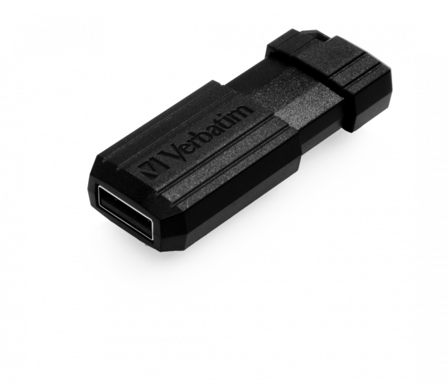 USB Flash Verbatim PinStripe 128GB черный (49071) фото-4