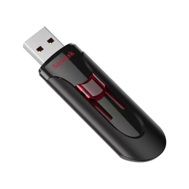 USB Flash SanDisk Cruzer Glide 32GB Black (SDCZ600-032G-G35) фото-3