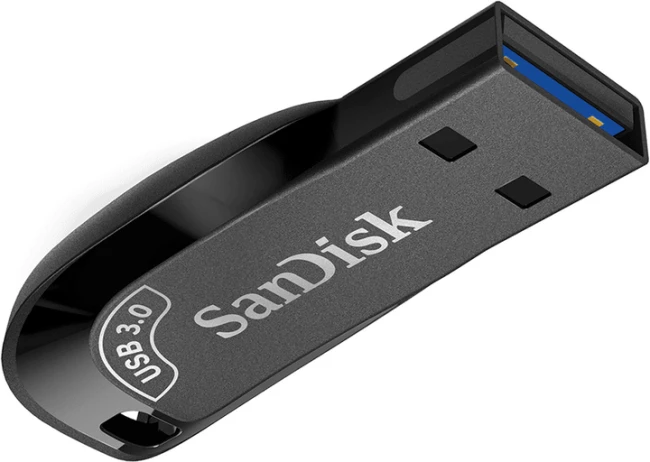 Флеш память USB SanDisk Ultra Shift 64GB USB 3.0 Black  фото-4