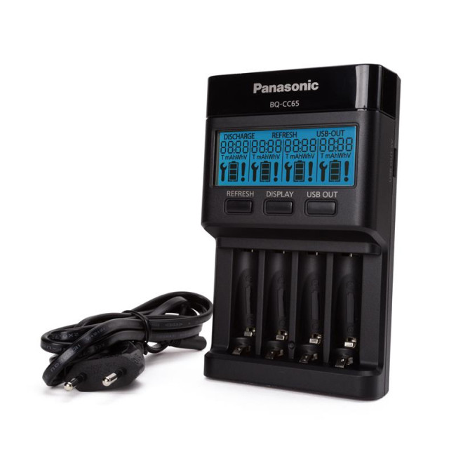 Зарядное устройство Panasonic Eneloop Professional Charger BQ-CC65E для AA/AAA фото-3