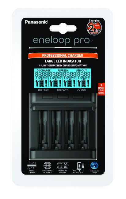 Зарядное устройство Panasonic Eneloop Professional Charger BQ-CC65E для AA/AAA - фото1