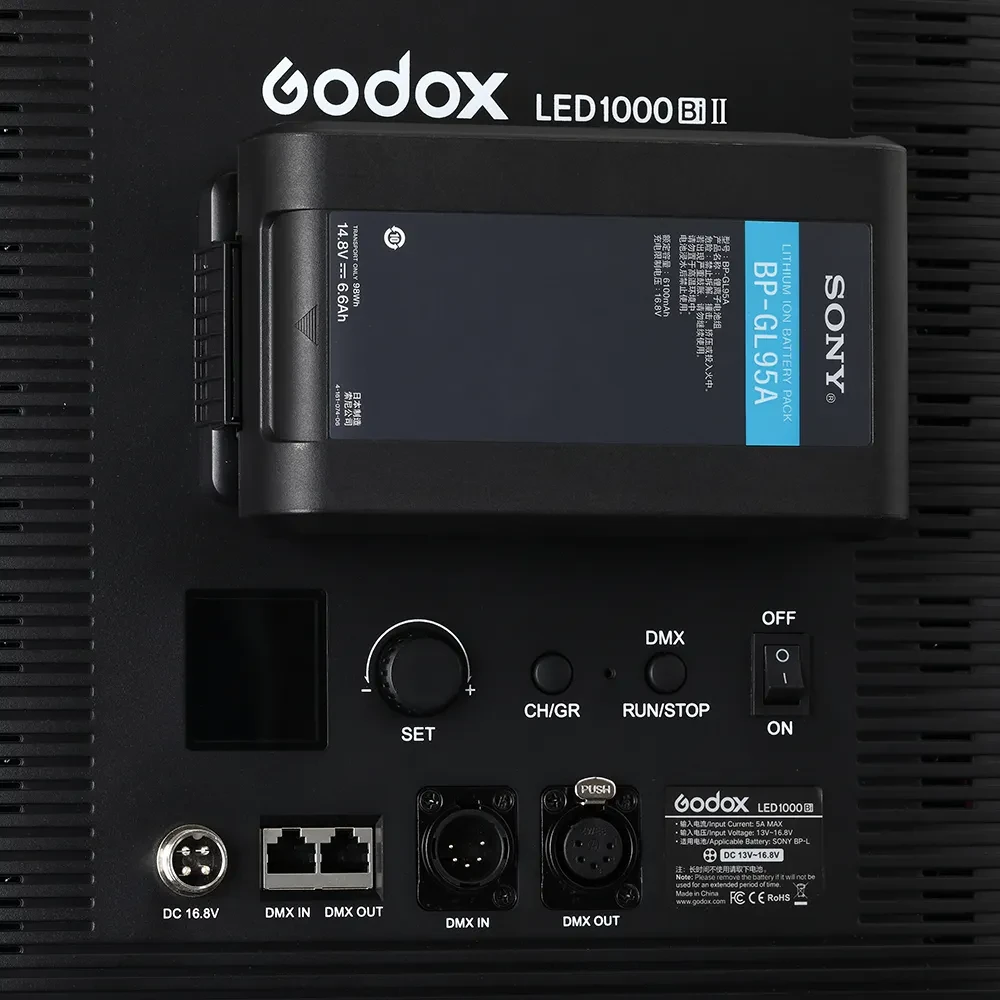 Осветитель светодиодный Godox LED1000Bi II студийный (без пульта) фото-9