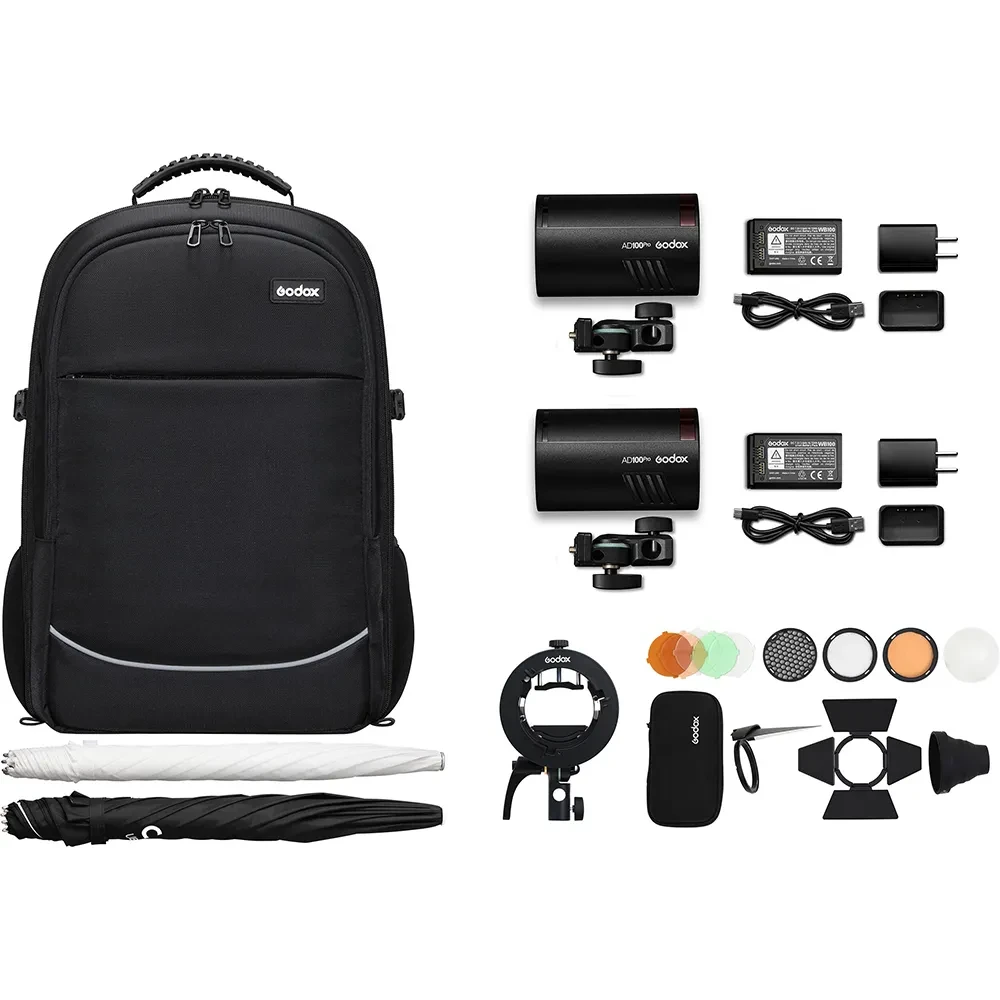 Комплект студийного оборудования Godox AD100Pro Dual KIT фото-10