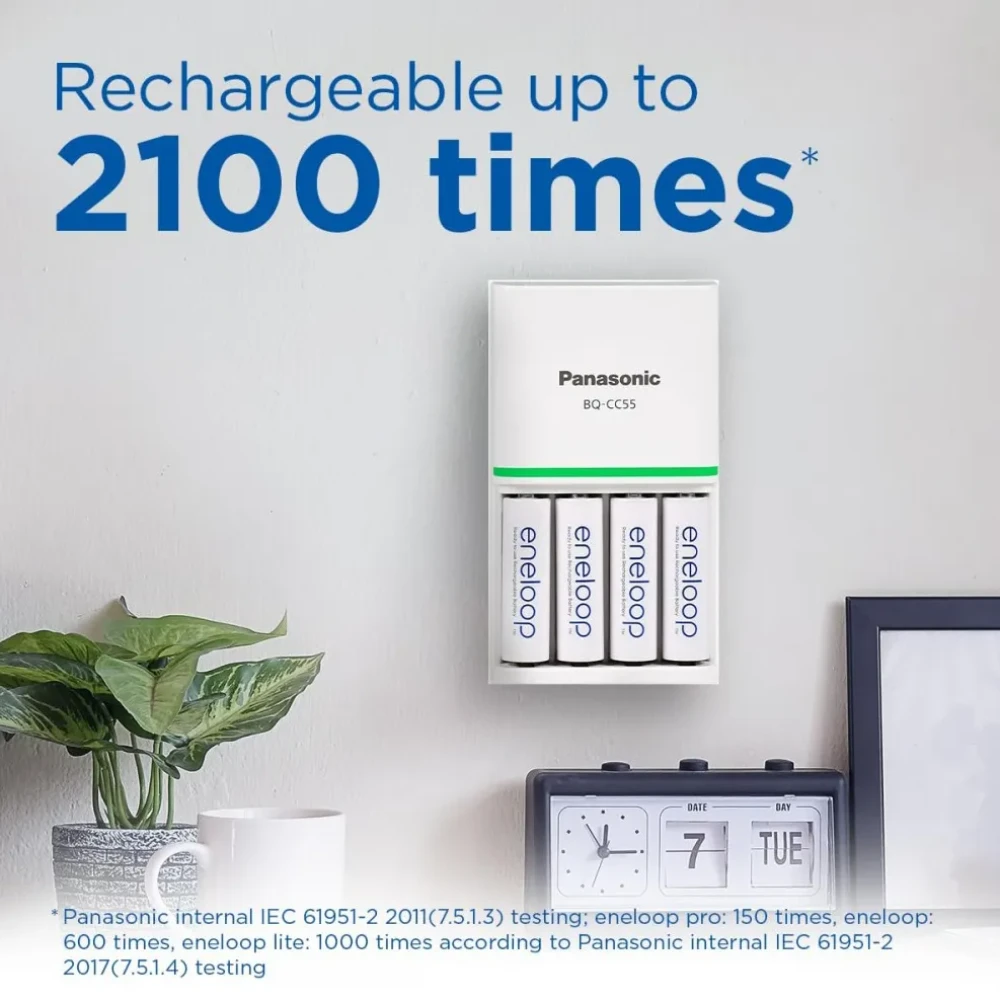 Аккумулятор Panasonic Eneloop AAA 800 2BP mAh NI-MH (BK-4MCDE/2CP) фото-5