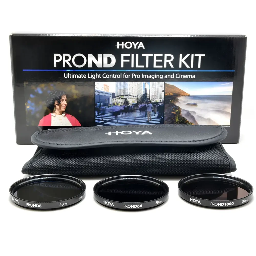 Светофильтр Hoya PRO ND FILTER KIT 62мм 8/64/1000 комплект из 3х фильтров - фото2 Светофильтр Hoya PRO ND FILTER KIT 62мм 8/64/1000 комплект из 3х фильтров - фото2