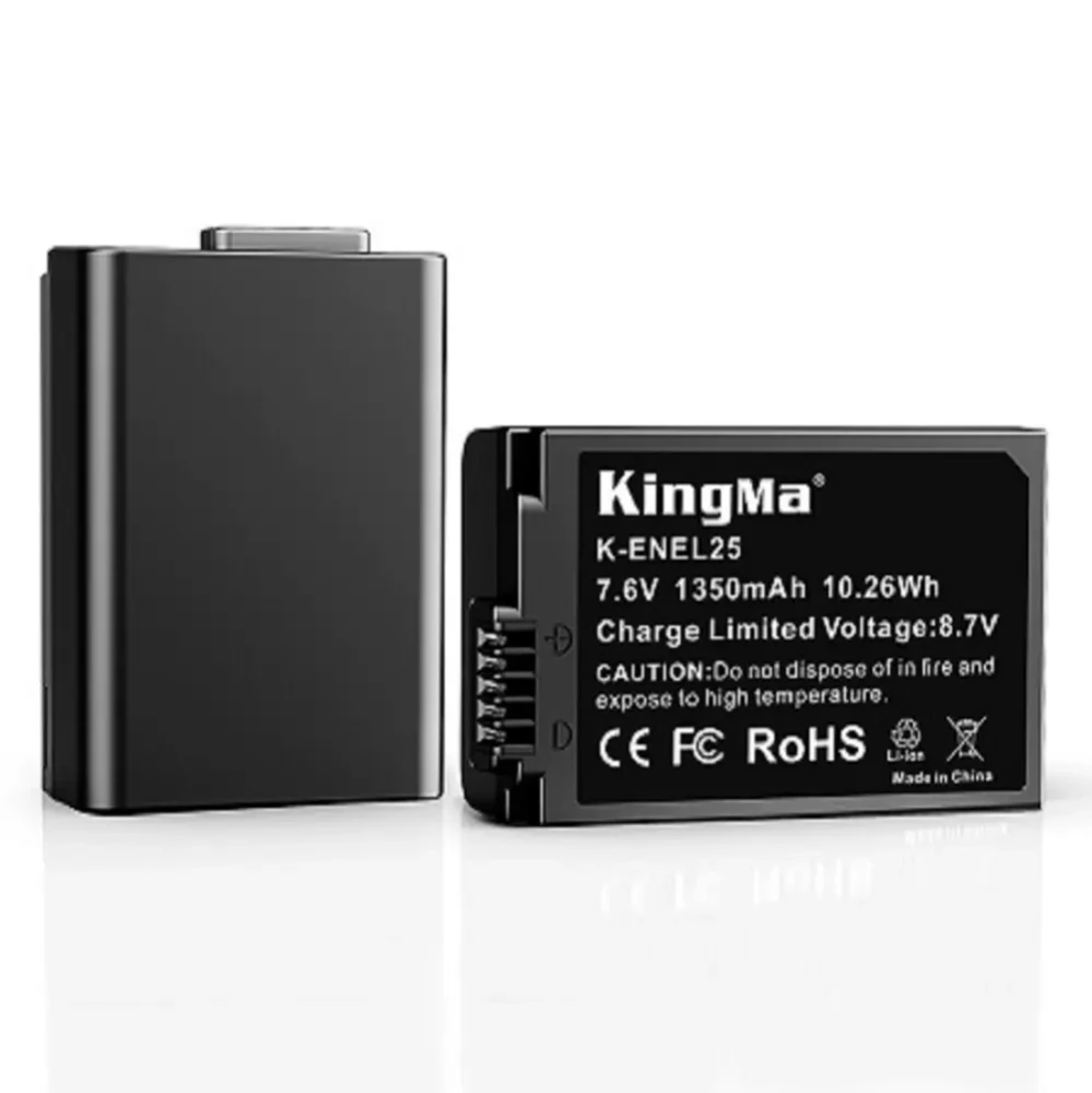 Аккумулятор Kingma EN-EL25, с защитным кейсом, 1350 мАч - фото1 Аккумулятор Kingma EN-EL25, с защитным кейсом, 1350 мАч - фото1