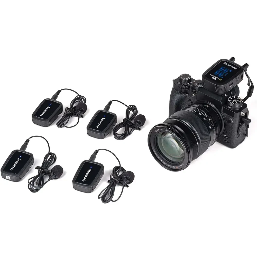Радиосистема Saramonic Blink500 ProX B8 (4TX+RX) приемник + 4 передатчика, разъем 3,5 мм фото-5