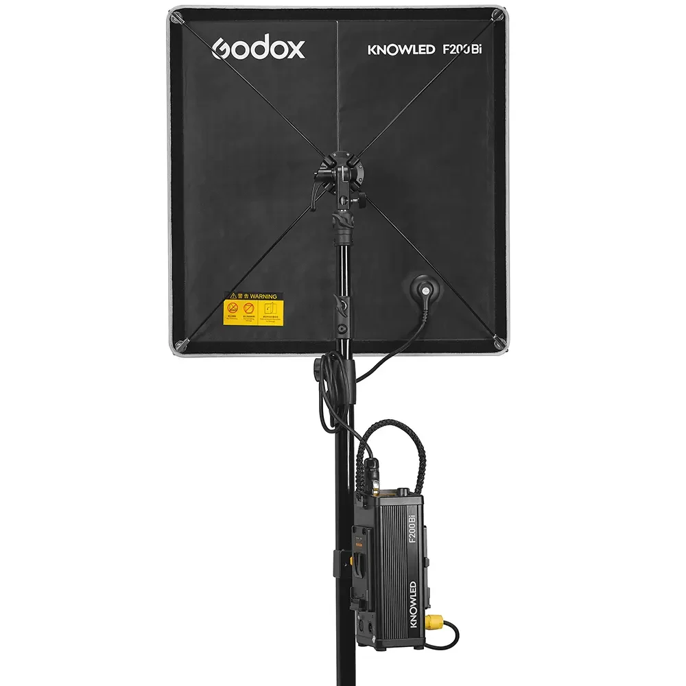 Осветитель светодиодный Godox Knowled F200Bi складной фото-4