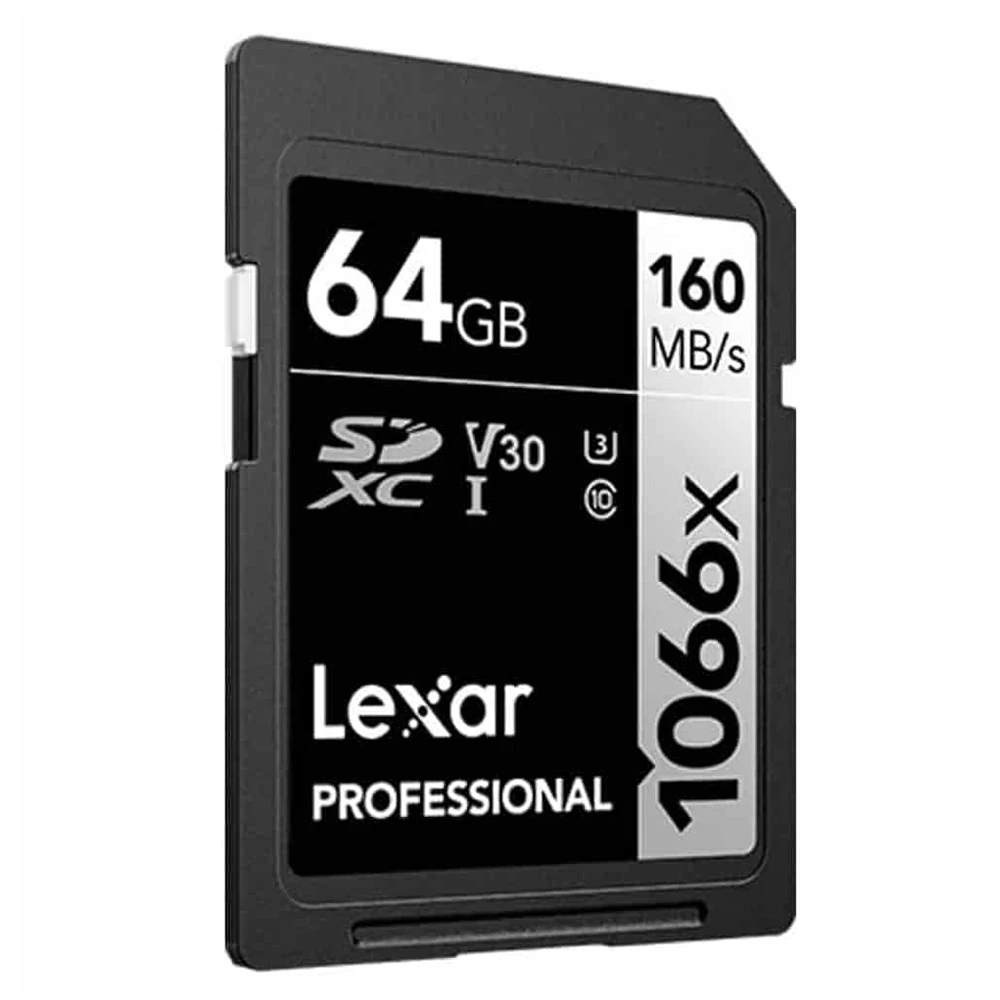 Карта памяти Lexar SDXC 64GB Professional 1066x UHS-I U3 V30 (160/70 MB/s) - фото2 Карта памяти Lexar SDXC 64GB Professional 1066x UHS-I U3 V30 (160/70 MB/s) - фото2