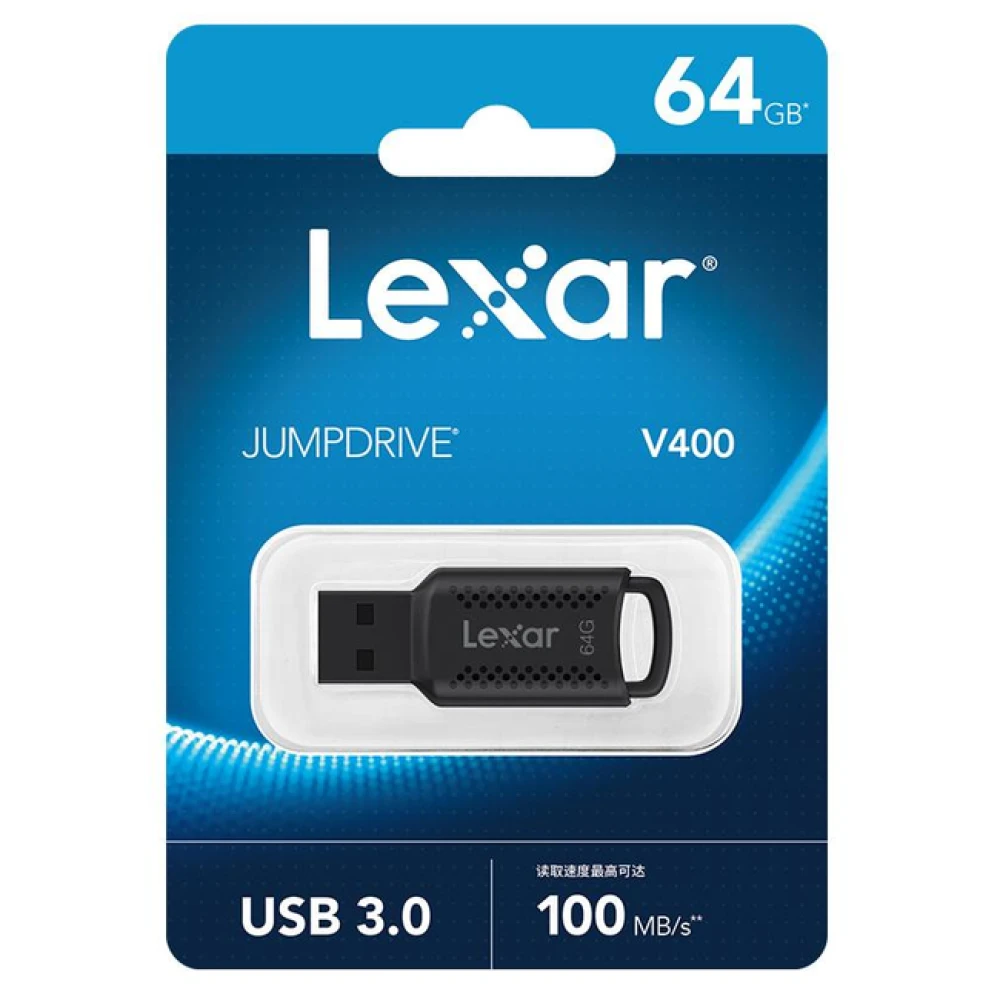 Флеш-накопитель Lexar JumpDrive V400 USB 3.0 64GB, R 100 МБ/с фото-5