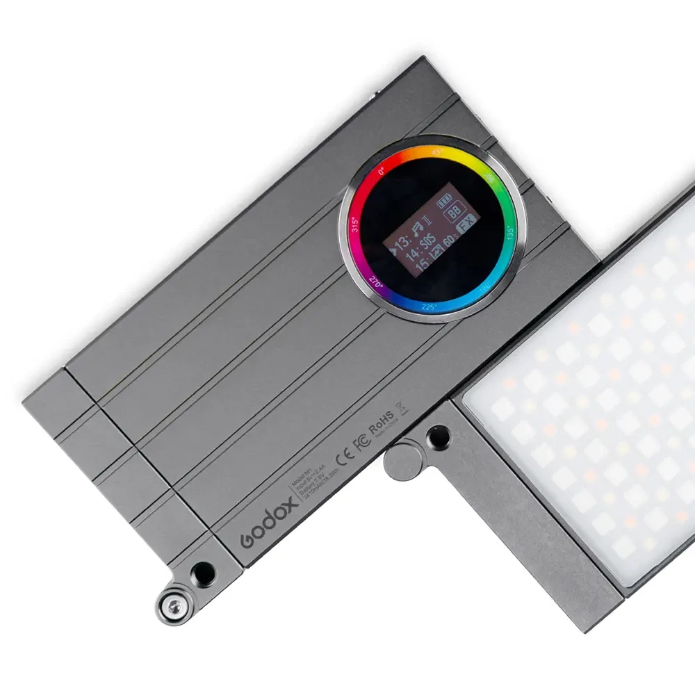 Осветитель светодиодный Godox RGB Mini Creative M1 накамерный фото-4