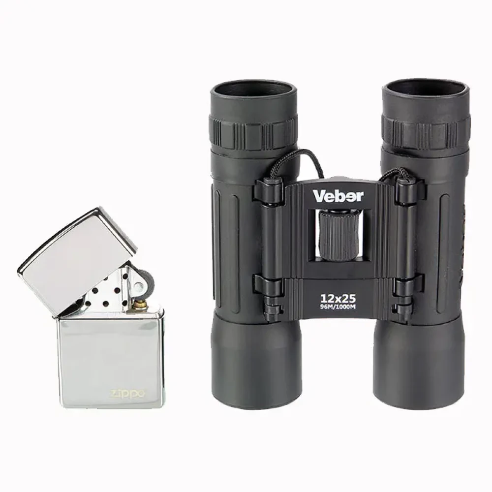 Бинокль БН 12*25 черн.Veber Sport фото-3