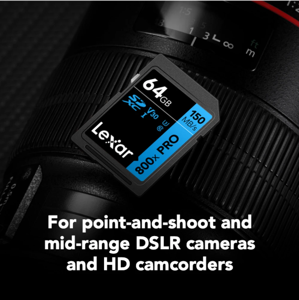 Карта памяти Lexar High-Performance 800x Blue PRO SDXC 64GB  фото-4