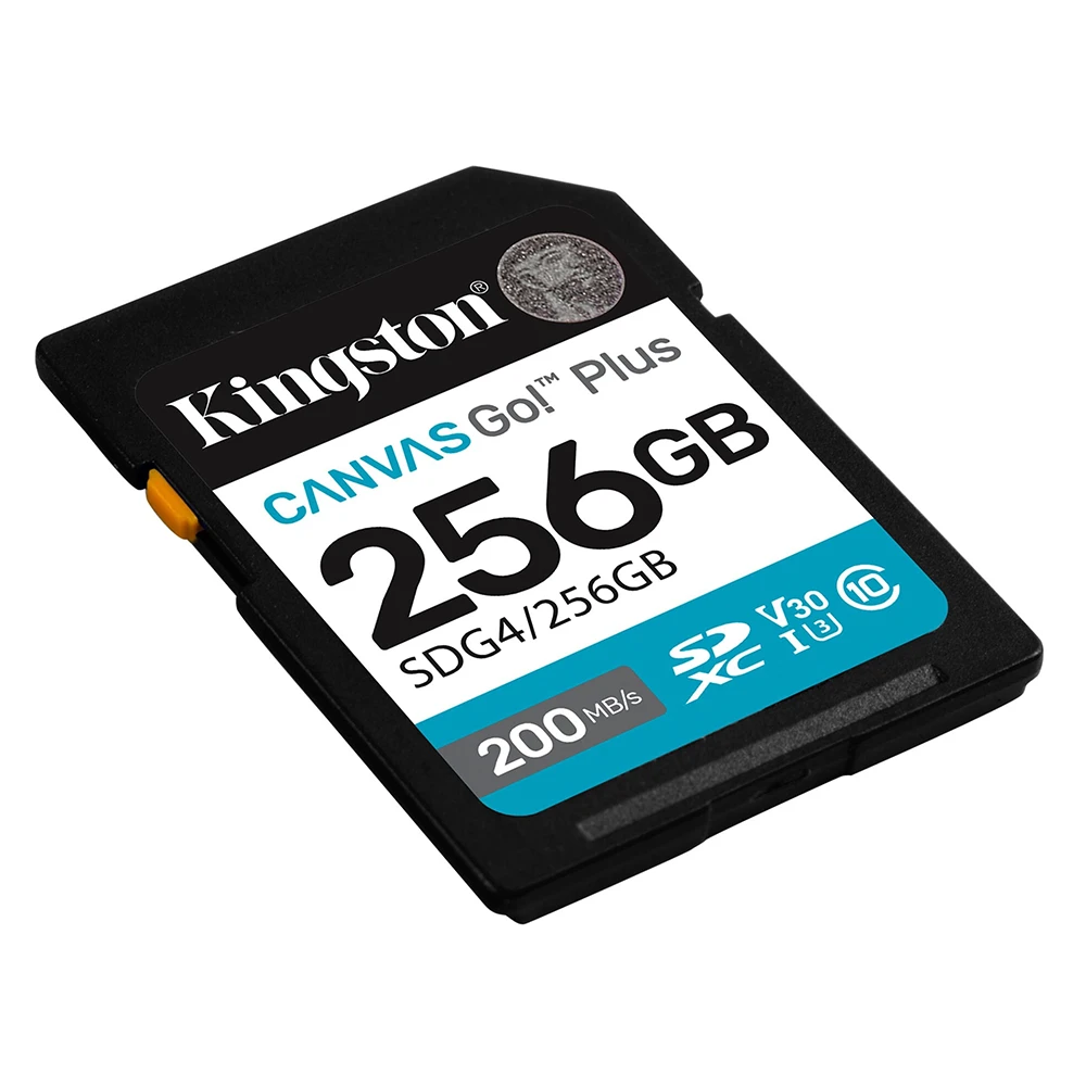 Карта памяти Kingston SDXC 256GB Canvas Go! Plus G4 UHS-I U3 V30 200Mb/s фото-2