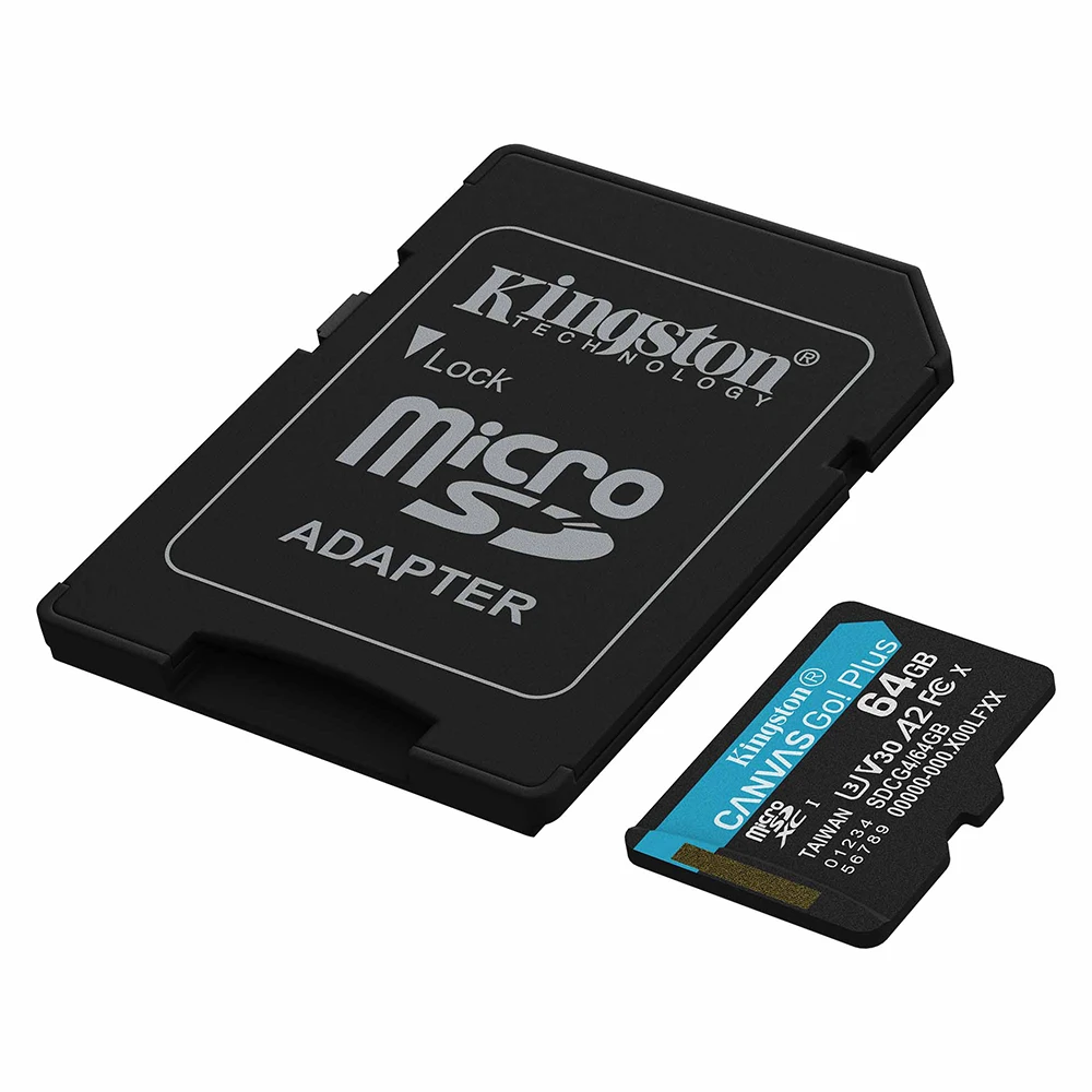 Карта памяти Kingston Canvas Go! microSDXC 128GB SDCG4/128GB (с адаптером) фото-2