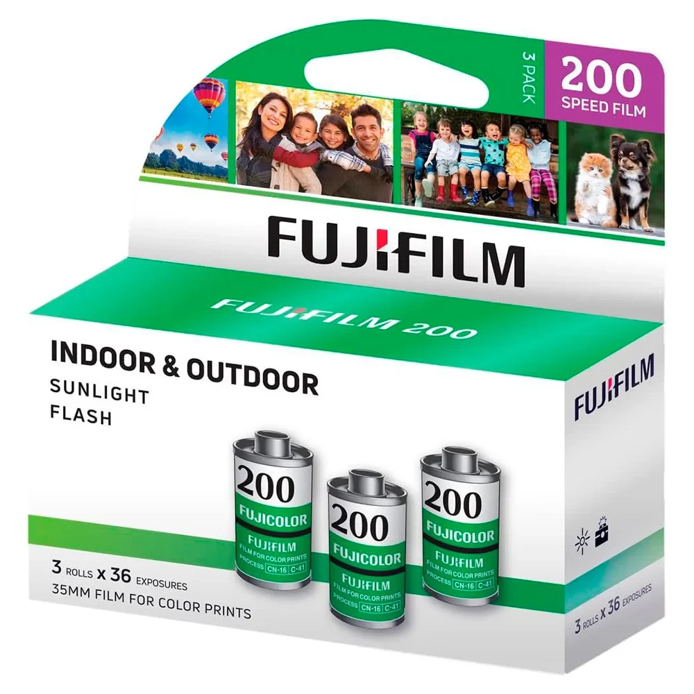 Фотопленка FUJIFILM 200/36 цветная негативная, упаковка 3 шт