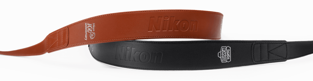 Ремень кожаный Nikon 100th Anniversary Premium Camera Strap BK, черный для фотоаппарата фото-3