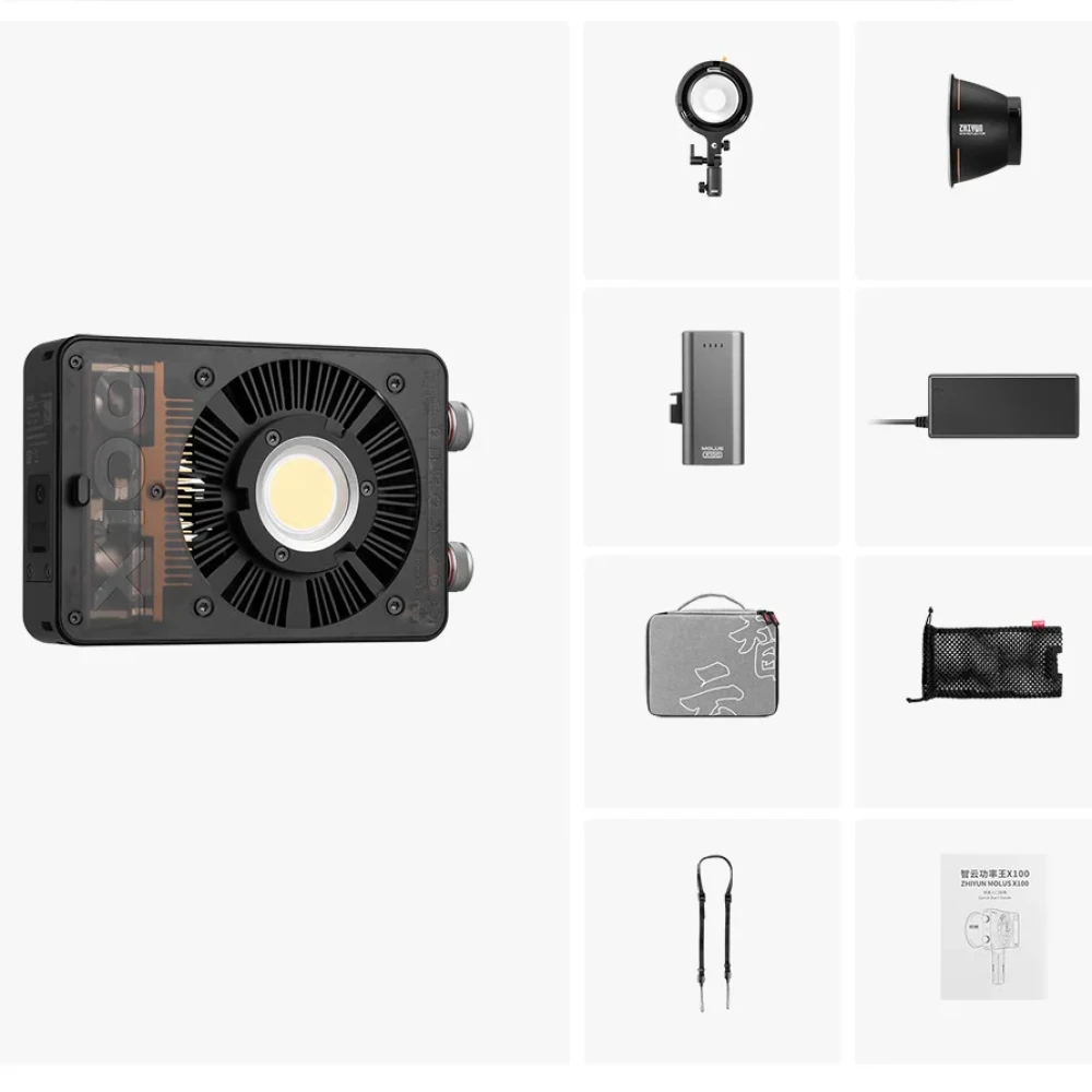 Осветитель Zhiyun MOLUS X100 COMBO (PL105) фото-9
