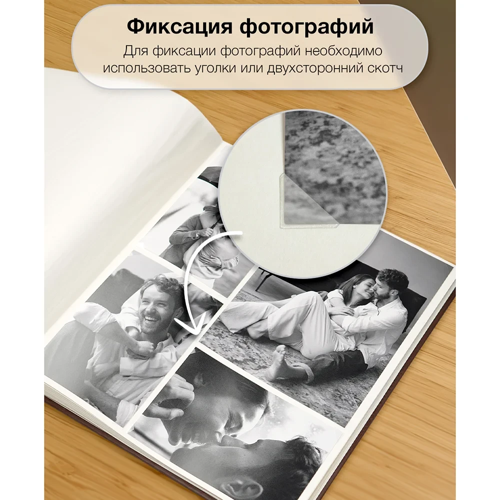 Фотоальбом Fotografia традиционный, 30х33 см, 30 листов, свадебный фото-7