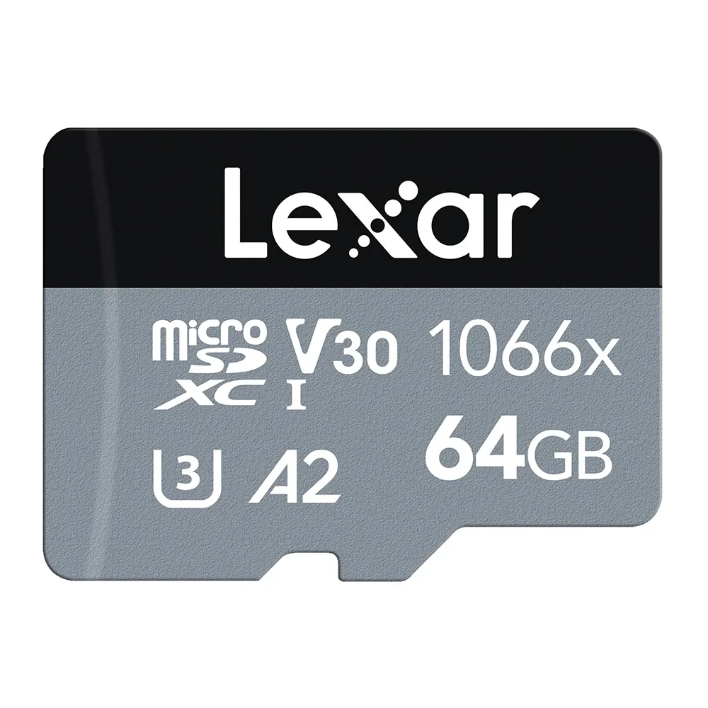 Карта памяти Lexar MicroSDXC 64GB Professional 1066x UHS-I U3 A2 V30 (160/70 MB/s), с адаптером - фото2 Карта памяти Lexar MicroSDXC 64GB Professional 1066x UHS-I U3 A2 V30 (160/70 MB/s), с адаптером - фото2