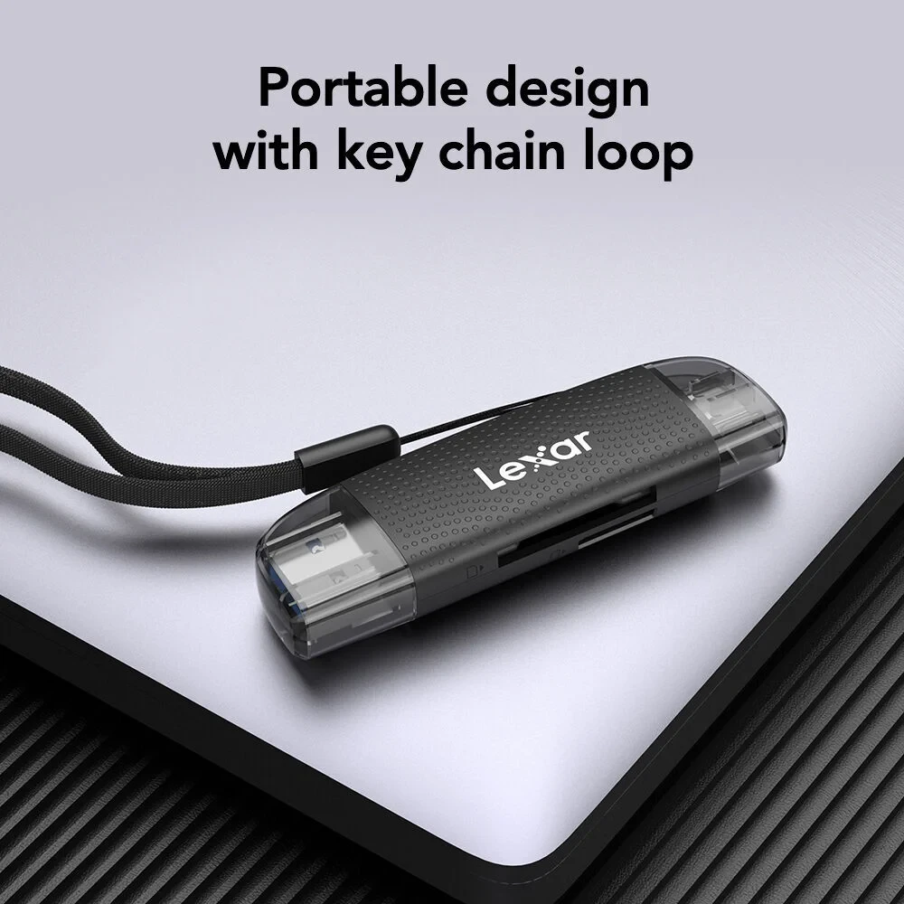 Картридер Lexar Dual Slot USB-A/C microSD/SD USB 3.1 фото-6
