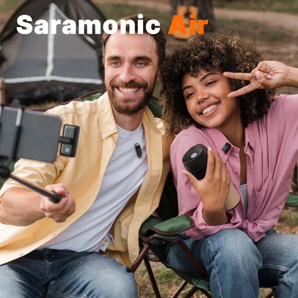 Радиосистема Saramonic Air-01 (TX+TX+RX) приёмник + 2 передатчика универсальная фото-8