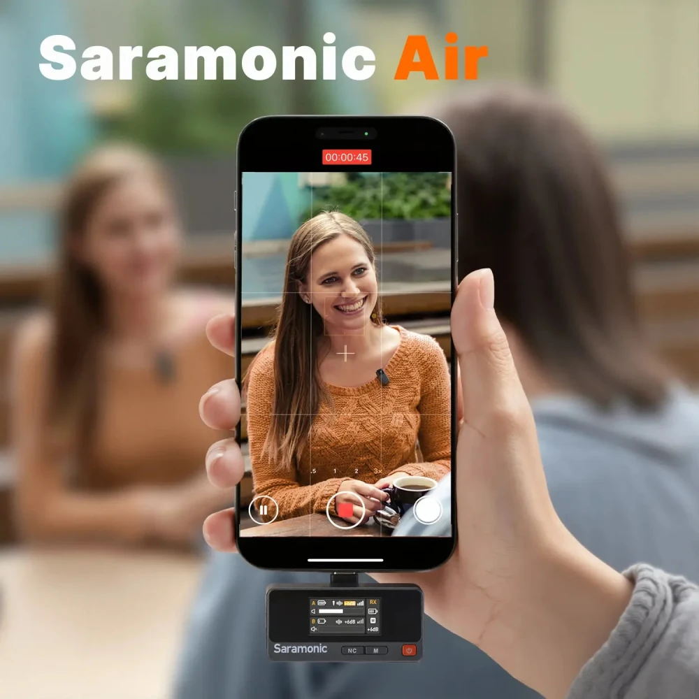 Радиосистема Saramonic Air-01 (TX+TX+RX) приёмник + 2 передатчика универсальная фото-9