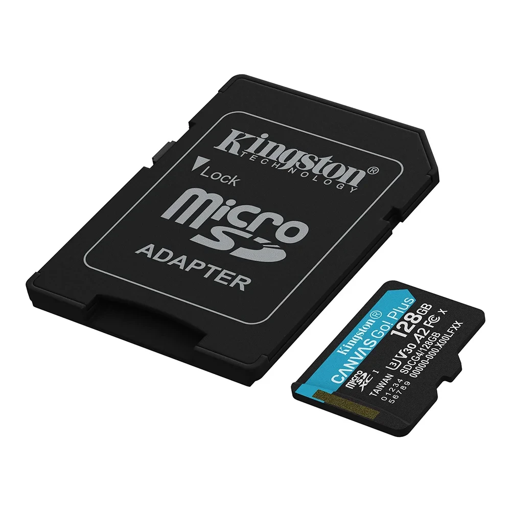 Карта памяти Kingston Canvas Go! microSDXC 128GB SDCG4/128GB (с адаптером) - фото2 Карта памяти Kingston Canvas Go! microSDXC 128GB SDCG4/128GB (с адаптером) - фото2