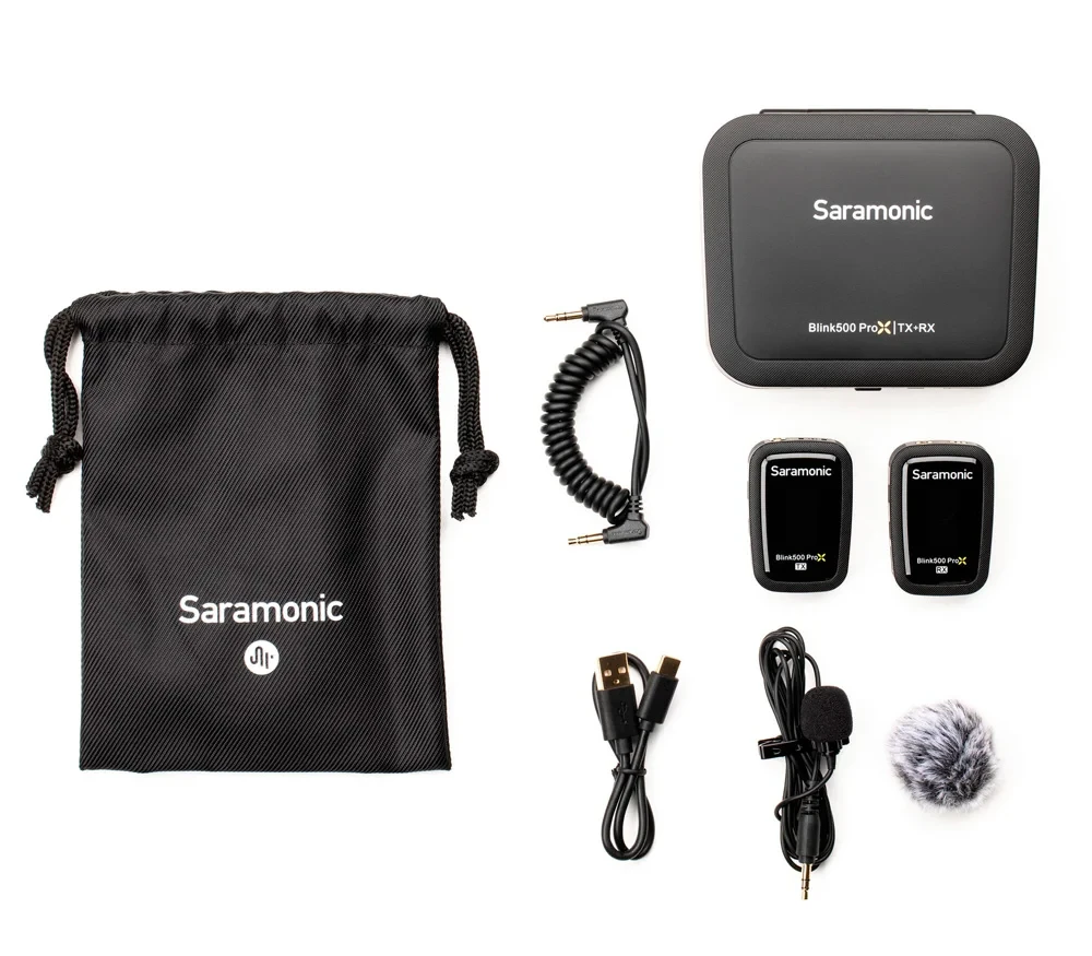 Радиосистема Saramonic Blink500 ProX B1 (TX+RX) 2,4Ггц приемник + передатчик, разъем 3,5мм фото-10