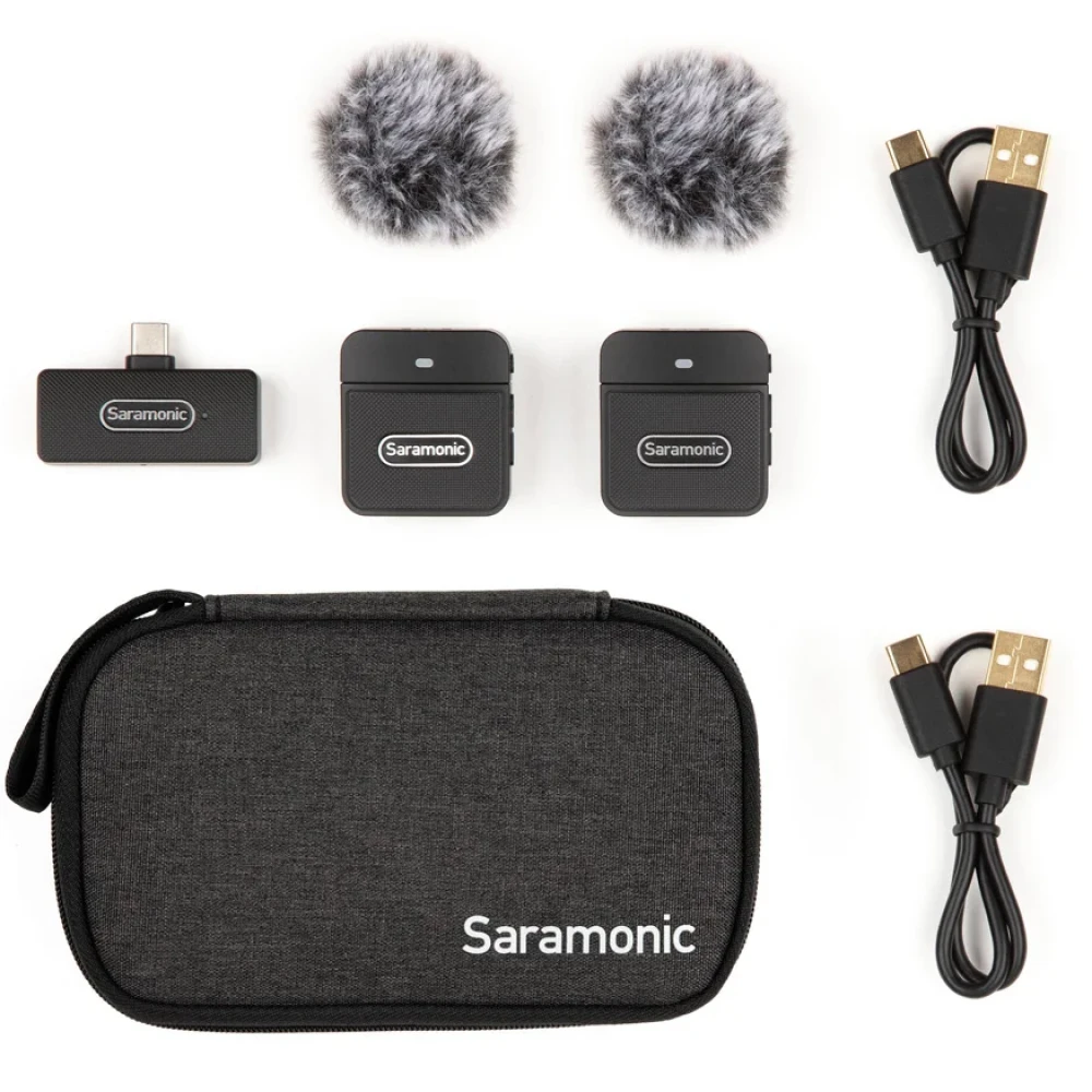 Радиосистема Saramonic Blink100 B6 (TX+TX+RXUC) 2,4Гц приемник + 2 передатчика, разъем Type-C фото-6