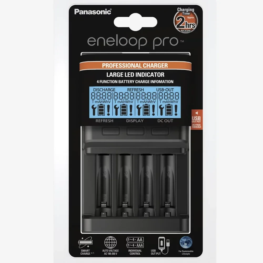 Зарядное устройство Panasonic Eneloop Professional Charger BQ-CC65E для AA/AAA - фото1 Зарядное устройство Panasonic Eneloop Professional Charger BQ-CC65E для AA/AAA - фото1