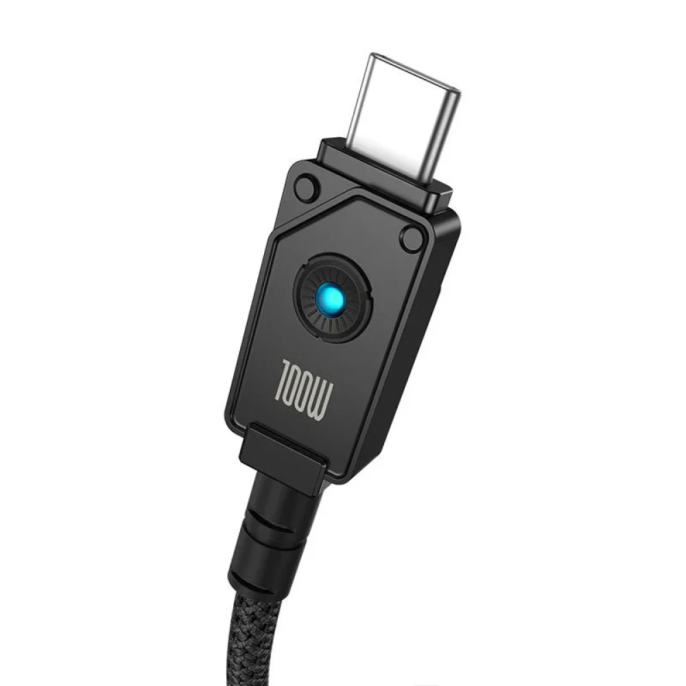 Кабель Baseus Unbreakable Series USB Type-C - USB Type-C (1 м, черный) фото-3